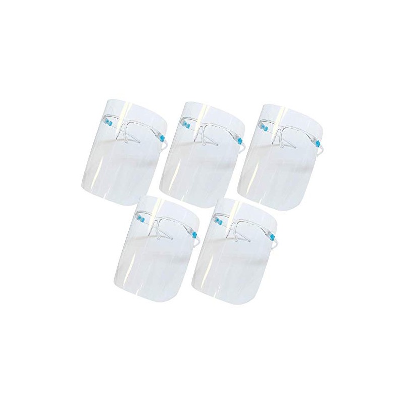 Anti-Fog Face Shield Over Glasses Transparent Mask Protective Mask with