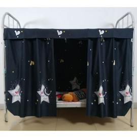 BAO CORE Bed Curtain Bunk Bed Dormitory Mid-Sleeper Bed Tent Curtain Cloth Canopy Spread Blackout Curtains Dustproof Mosquito Protection Screen Net Student Home Mosquito Net