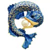 N/A Mermaid Blue Ocean FISH Astrology PISCES Sea Pearl ZODIAC