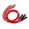 Spark Plug Ignition Wire Set Red High Performance Silicone 1m