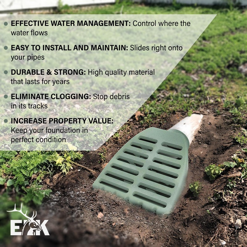 ELK Lawn Grate Yard Drain for Sump Pump and Downspout