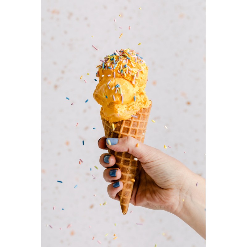 Pastel Rainbow Sprinkles – Vegan, Dye-Free, Allergen-Free, Plant-Based Colors, 2.9