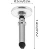 12Pcs Silver Universal Stylus Replacement Disc Tips Round Shape Replaceable