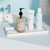 Mriluvy Vanity and Bathroom Tray, 11.8" ABS Countertop Organizer,Waterproof Vanity