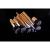 IB Luxury Bamboo Wooden Make Up Brush Set for Eyes