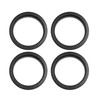 sourcing map 4 Pieces Centring Rings Plastic Centring Rings Rims
