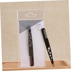 Baluue 4pcs Professional Eyebrow Shaping Tool Dual-use Tweezer Trimmer Makeup Accessories Compact Lightweight