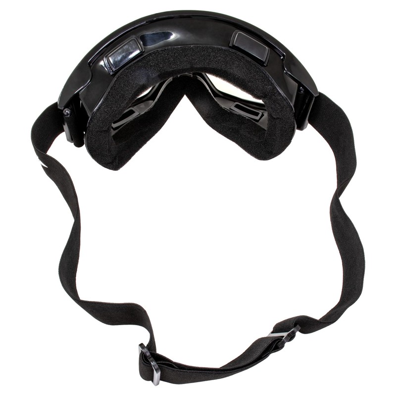 Birdz Eyewear Vulture Motorcycle Goggles (Black Frame/Clear Lens)