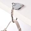 sourcing map Foldable Purse Hook - 2.56"x1.97"(LxW) Metal Portable Handbag
