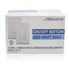 Maxxima LED Dimmer Electrical Light Switch - 3-Way/Single Pole Use,