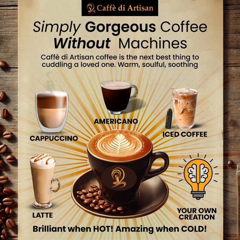 Caffè di Artisan Liquid Coffee Pods – Premium Single-Serve Coffee