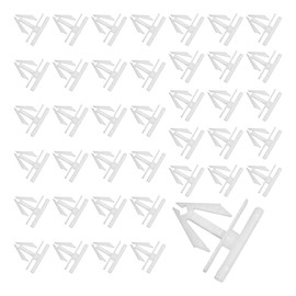 ZIMISI Rocker Panel Moulding Rivet Clips, Universal Auto Side Skirt Sill Fasteners, White Nylon Car Trim Panel Clip, Vehicle Bumper Retainers for Buick Excelle GM Avalanche 25693852 (40PCS)