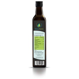Sanus Natura Organic Black Cumin Oil 500 ml Unfiltered, Cold Pressed, Mill Fresh Direct from the Manufacturer