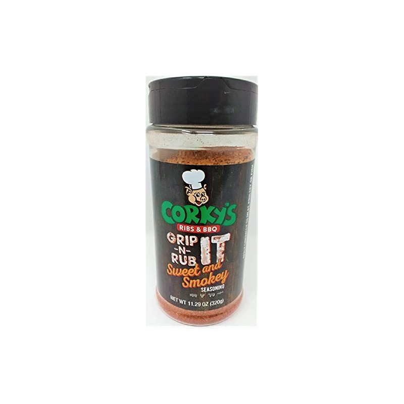 Corkys Ribs and BBQ Grip N Rub It Sweet and