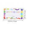 jojofuny 100 Sheets Cartoon Punch Cards for Classroom Behavior Incentive