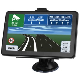 Car GPS Navigation, Latest 2025 Map 7 inch Touch Screen Car GPS, Voice Turn Direction Guidance, Support Speed and Red Light Warning, Install The Latest Map of The United States