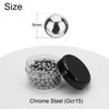 sourcing map 200 Pcs 6 mm Bearing Balls Chrome Steel