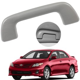 E-Vniko Front Roof Pull Grab Handle Compatible for Toyota Corolla Rav4 Yaris Vios Replace 74610-52020 Gray Grab Rail Handle Front Handrail Without Hook 1Pcs