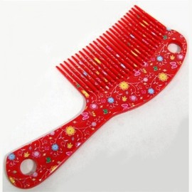Fancy Axe Comb - Random Color Hair Comb for Students and Men Men's Comb 3ea