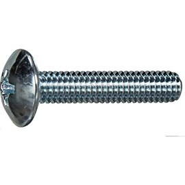 Trusco Nakayama Y828-0620 Truss Head Machine Screws, Unichrome, Full Screws, M6 x 20, Pack of 10, Small Pack