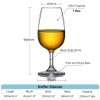 MICHLEY Unbreakable Stemmed Wine Glasses, 100% Tritan Plastic Snifter Glasses,