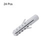 uxcell 10x50mm Plastic Expansion Tube Bolts Column Frame Fixings Gray