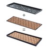 Anji Mountain Rubber Boot Tray with Coir, Fits 4 Pair