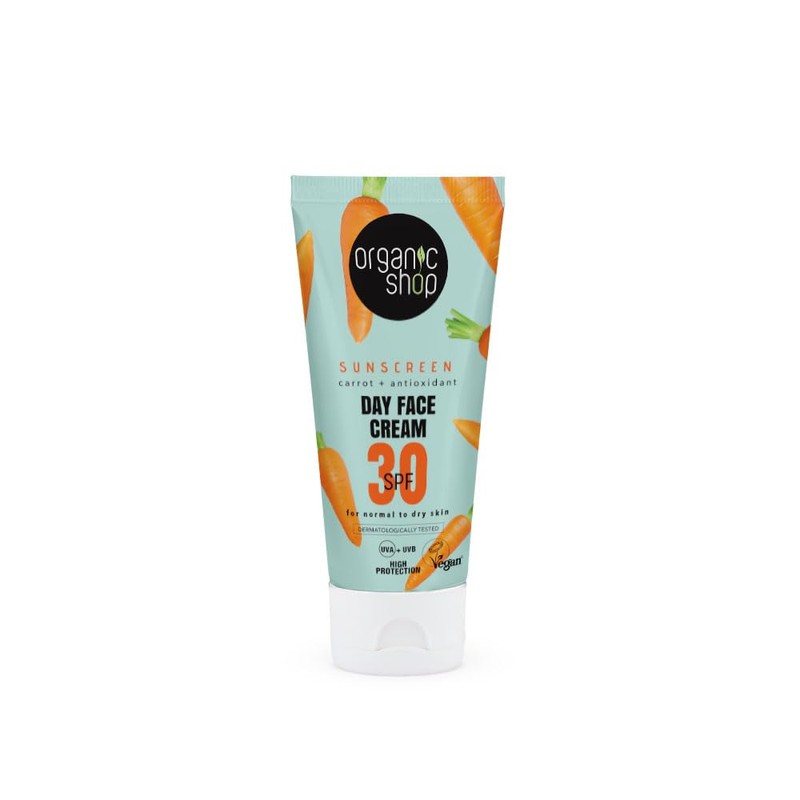Organic Shop, Crema facial con protección FPS 30 PARA PIEL