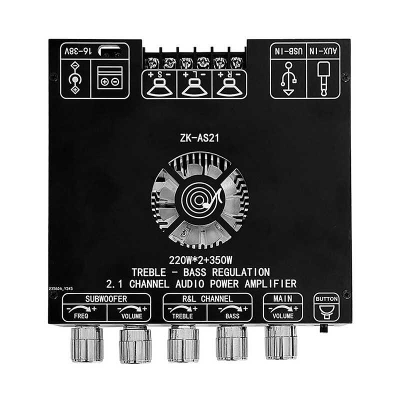 DollaTek 2.1 Bluetooth Power Amplifier Board with TPA3255 Chip 220W