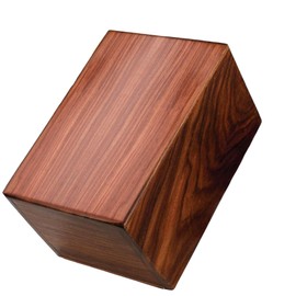 SOULURNS Rosewood Pet Urn for Ashes – Decorative Wooden Urn Box for Dogs Cats – Handcrafted Wood Cremation Urn – Funeral Memorial Wooden Urns (Solid Rosewood, Fits 80 Lbs)