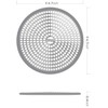 LEKEYE Shower Drain Hair Catcher/Strainer/Stainless Steel and Silicone