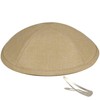 Zion Judaica Deluxe Linen Kippah Yamakas - Yarmulkes para ceremonia