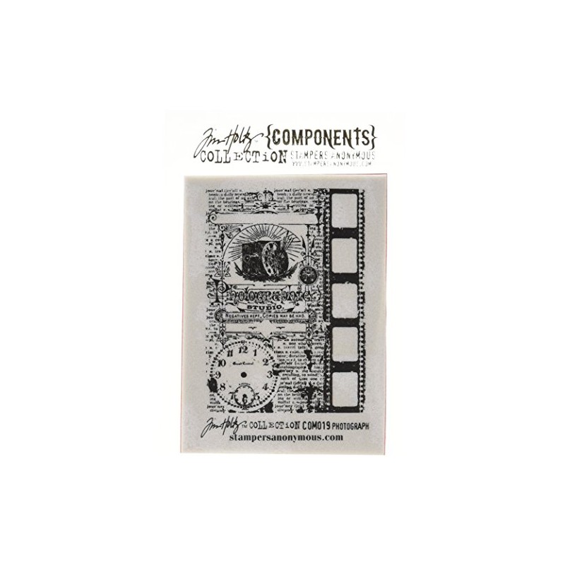 Stampers Anonymous Tim Holtz Cling Rubber Stamp-Photograph