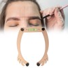 Eyebrow Bow Mapper Foldable Bow Tattoo Line Ruler Reusable Tattoo