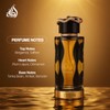 Lattafa Teriaq Intense for Unisex Eau de Parfum Spray, 3.4