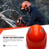TR Industrial Forestry Safety Helmet and Hearing Protection System, Orange