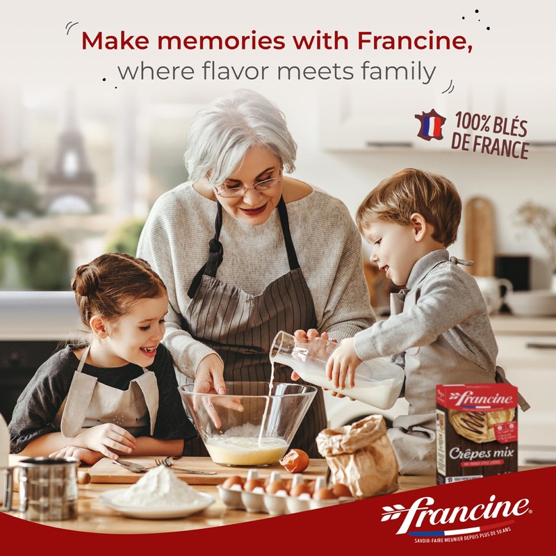 Francine French Crepe Mix-Makes 20 Sweet Crepes, 13 oz