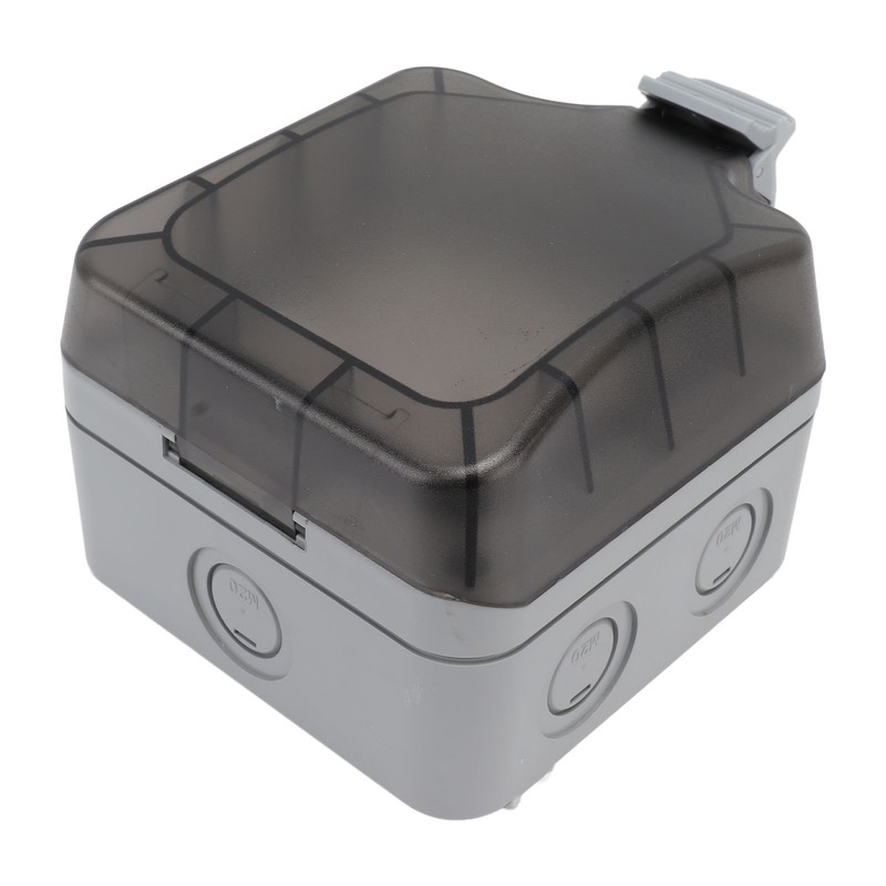 IP66 Outdoor Waterproof Switch Socket Box Surface Mounted Splashproof Dustproof