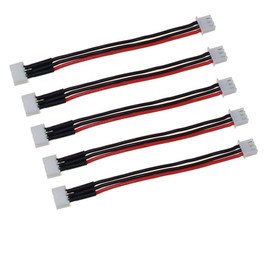 Yiqigou 5pcs 15cm JST-XH 2S 3S 4S 5S 6S Plug Balance Charger Silicone Wire Extension Cable
