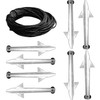 BATTING CAGES INC. BCI Batting Cage Stake Down Kit, Baseball