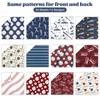 24 Sheets Baseball Pattern Scrapbook Paper, 11.8x11.8 Inch Sport Themed