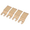 4PCS Oscillating Saw Blade Diamond Cemented Carbide 1.3in Wood Multitool