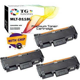 | 3-Pack | TG Imaging 118L Compatible for Toner Cartridge D118L MLT-D118L MLTD118L | 3xBlack Value Set | Work for Xpress M3015DW Xpress 3065 Printer