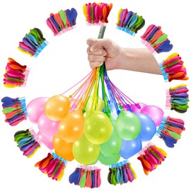 555 Stück Wasserbomben Selbstschließen, Schnellfüller Wasser Luftballons, Water Balloons, Bunt Wasserballons, Gemischt Wasserballons, Wasserballons Wasserbomben, für Poolparty,Sommer Party