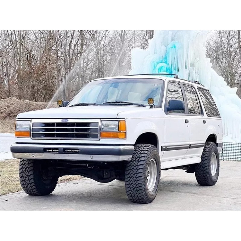 GoFastExplorers 91-01 Ford Explorer A Pillar Light Brackets With Mounting