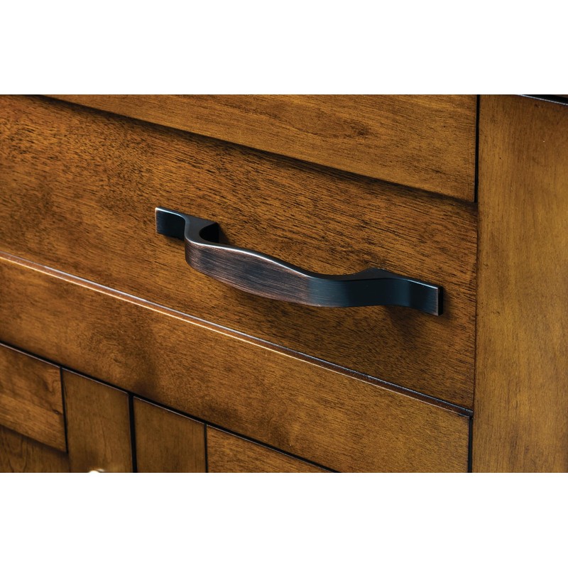 Elements 382-96BNBDL Cosgrove Collection 96mm Center Cabinet Pull, Brushed Pewter