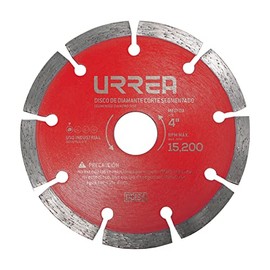 Urrea Herramientas DDIS45 Disco de Diamante Corte Segmentado, 4 1/2"
