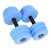 2pcs Floating Dumbbell EVA Thread Design Aquatic Exercise Dumbbell for