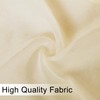 DWCN Sheer Valance Faux Linen Small Window Curtains, Living Room