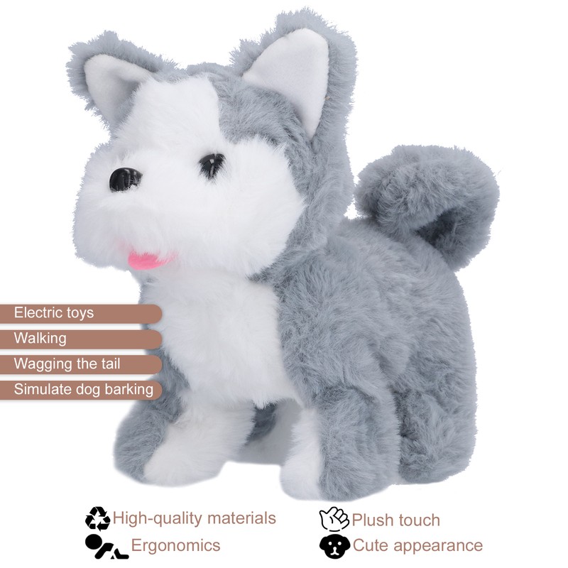 Electronic Interactive Pet Dog Soft Plush Puppy Dog Simulation Walking